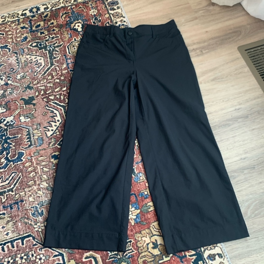 lululemon city sleek Black Wide Leg Pants